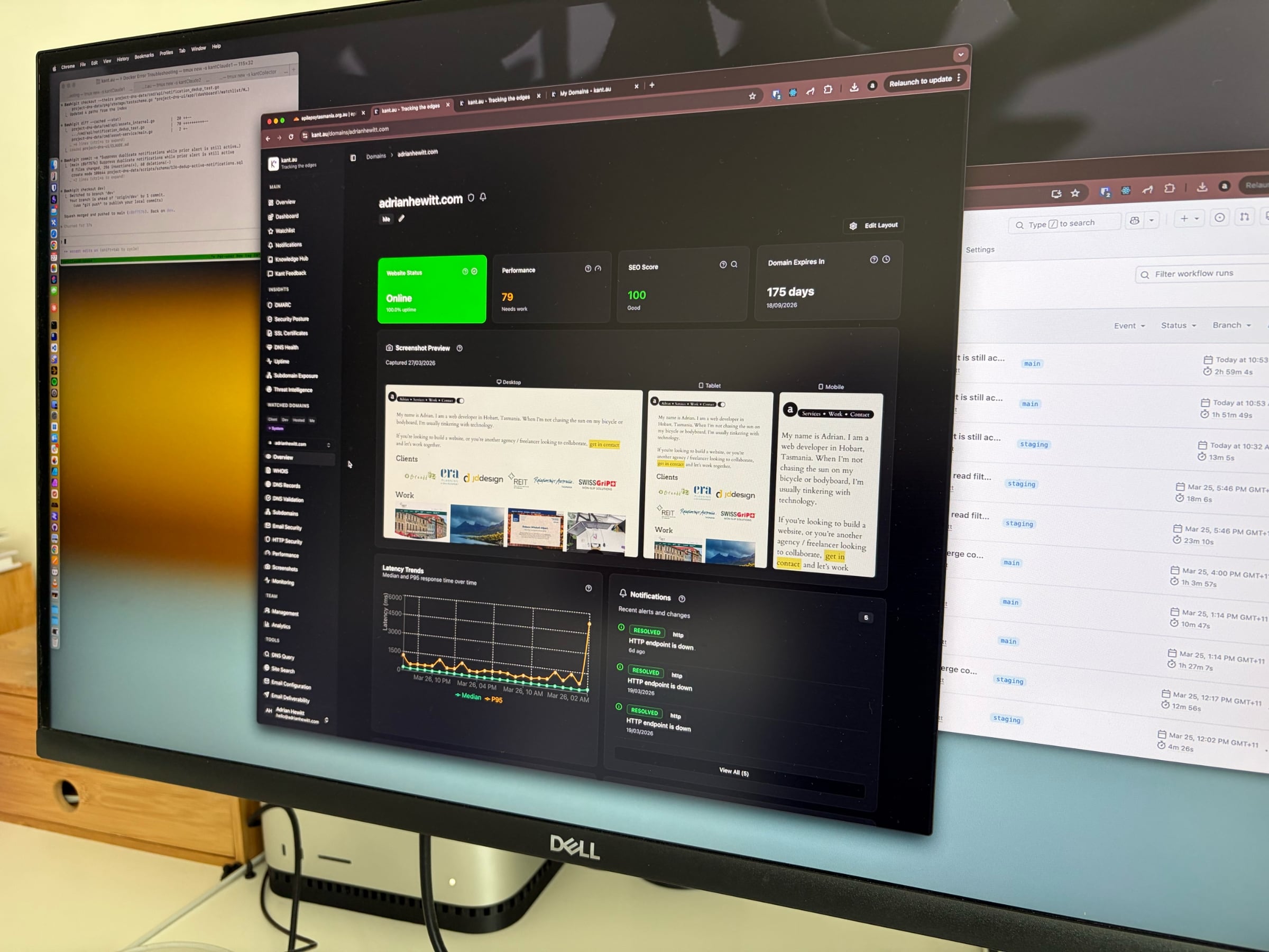 One of my performance and monitoring tools